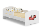Lastevoodi Luk madratsi ja t&otilde;kkekaitsega 144 cm x 77 cm x 56 cm, sportauto