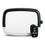 J&auml;lgimispeegel Munchkin Pivot In-Sight Night Light Black