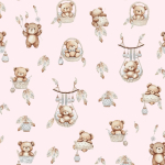 Apmale BEARS in BASKETS 360 cm
