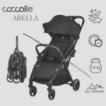 Coccolle Arella Jet Black Jalutusk&auml;ru