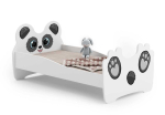 Laste voodi Loomad koos madratsiga 164 cm x 90 cm x 70 cm, panda