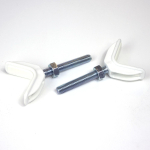 Trepikinnituste komplekt Munchkin x 2 White