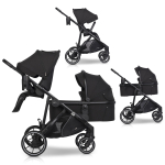 EasyGo Duoflex Ebony Black Lapsevanker 2 in 1
