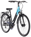 Laste jalgratas Tabou Kinetic 2 JR W 26", must/t&uuml;rkiis
