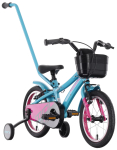 Laste jalgratas Tabou Miss Lite 14", t&uuml;rkiis/lilla