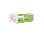 Lastevoodi ilma madratsita/sahtlita Kocot Kids BabyDreams Green dream, roheline