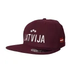 HOKEJAM.LV Latvija Three Star Bold Snap Five Snapback nokam&uuml;ts