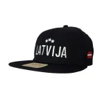 HOKEJAM.LV Latvija Three Star Bold Snap Back Snapback nokam&uuml;ts