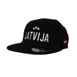 HOKEJAM.LV Youth Latvija Three Star Bold Kid Snap Back Snapback nokam&uuml;ts