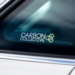 Carbon Collective'i salongi aknakleebis &mdash; Oil Slick