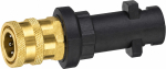 Tonyini adapter K&auml;rcher K2&ndash;K7 pesurile &mdash; 1/4&Prime; emas-kiirliitmik