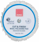 RUPES Cut&Finish p&ouml;&ouml;rlevad villased poleerimispadjad, 48 tk karbis, &Oslash;125 mm
