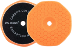 Carbon Collective HEX vahtpoleerimispadi &mdash; 5 tolli / 125 mm, Polishing 3 oranž