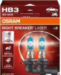 OSRAM NIGHT BREAKER LASER HB3 &mdash; halogeen-esilaterna pirn, 2 tk
