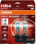 OSRAM NIGHT BREAKER LASER HB4 &mdash; halogeen-esilaterna pirn, 2 tk