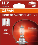 OSRAM NIGHT BREAKER SILVER H7 &mdash; halogeen-esilaterna pirn, 1 tk
