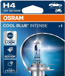 OSRAM COOL BLUE INTENSE H4 &mdash; halogeen-esilaterna pirn, 1 tk
