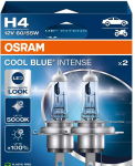 OSRAM COOL BLUE INTENSE H4 &mdash; halogeen-esilaterna pirn, 2 tk