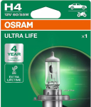 OSRAM ULTRA LIFE H4 &mdash; halogeen-esilaterna pirn, 1 tk