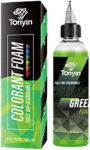 Tonyin Colorant Foam Green &mdash; roheline vahu v&auml;rvikontsentraat, 100 ml