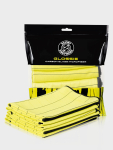 Blend Brothers GLOSSIE Carbon &mdash; triipudeta klaasimikrokiud, 40 &times; 40 cm, 400 GSM, 5 tk