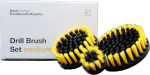 Koch-Chemie Drill Brush Set Medium &mdash; keskmise j&auml;ikusega puuriharjade komplekt
