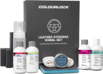 COLOURLOCK Leather Steering Wheel Set &mdash; musta nahkrooli parandamise komplekt