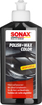 SONAX Polish+Wax Color Black poleerpasta mustale v&auml;rvile, 250 ml