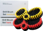 Koch-Chemie Drill Brush Set &mdash; hari v&otilde;i harjakomplekt, 3 j&auml;ika harja