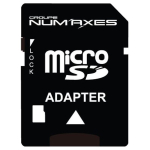 NUM'AXES microSD m&auml;lukaart 8 GB adapteriga