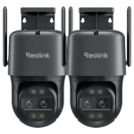 Reolink TrackMix WiFi valvekomplekt: 2 kaamerat + 128 GB m&auml;lukaart, 8 MP