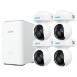 Reolink Home Hub Pro komplekt: 4 &times; E1 Outdoor Pro + Home Hub Pro, 8 MP