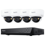 Reolink RLK8-500V4 valvekomplekt: 8-kanaliline salvesti + 4 kuppelkaamerat, 5 MP