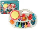Educational Piano Keys Instruments Butterflies Educational Music Panel - uniwersalny