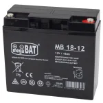 Mega Bat geelaku aku 12V18Ah jaoks - uniwersalny