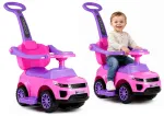614W Toddlers Ride On Push Along with Parent Handle - Roosa - uniwersalny