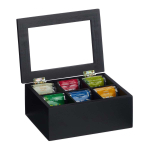 Teekarp Relaxdays 10047508.0, 6 lahtrit, 9 &times; 21,5 &times; 16 cm