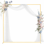Kaarekujuline taustastatiiv VEVOR HQGM66FT, 1 tk, 200 &times; 200 cm