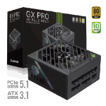Arvuti toiteallikas Gamemax GX PRO 1050G, 1050 W, t&auml;ielikult modulaarne