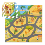 Puslematt Relaxdays 10050541.0, 9 osast, 89,5 &times; 89,5 cm