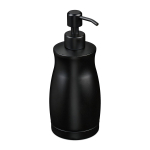 Vedelseebidosaator Relaxdays, 400 ml, Must, 7,5 &times; 20 &times; 8,5 cm