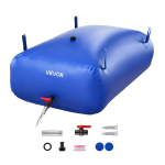 Vees&auml;ilitusmahuti VEVOR WSB-330L-Blue, 330 l, Sinine, 121 &times; 81,5 &times; 37 cm