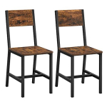 2 s&ouml;&ouml;gitooli komplekt, must/naturaalne
