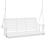 Puidust veranda kiikpink, 1,5 m, valge, kandev&otilde;ime 880 naela