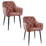 S&ouml;&ouml;gitoa toolid SJ.030, 2 tk, Roosad, 55 &times; 81 &times; 58,5 cm