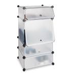 Jalan&otilde;ukapp Relaxdays, 4 sektsiooni, 49 &times; 91 &times; 36,5 cm