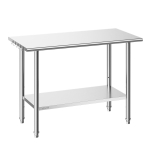 T&ouml;&ouml;laud VEVOR YH2-48, 2 riiulit, 122 &times; 61 &times; 86,4 cm