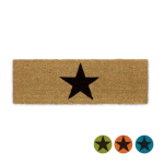Uksematt "Star" 75x25 cm., helepruuni v&auml;rvi