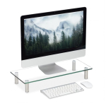 L&auml;bipaistev monitori alus 56x24cm., h&otilde;bedane v&auml;rv