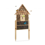 Putukahotell 79x49x12cm., helepruun
